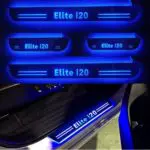Ateen Car Door Foot Step Led Sill Plate Compatible for Hyundai i20 Elite (Set of 4PCS, Blue) - Image 2