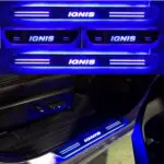 Ateen Car Door Foot Step Led Sill Plate Compatible for Suzuki Ignis (Set of 4PCS, Blue) - Image 2