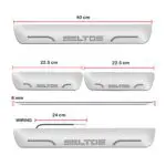Ateen Car Door Foot Step Led Sill Plate Compatible for Kia Seltos (Set of 4PCS, Blue) - Image 3