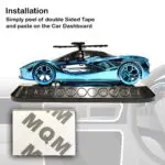 Ateen Car Shaped Solar Power 360 Degree Rotating Car Dashboard Air Freshener Perfume, with Organic Fragrance and Phone Number Stickers - Image 5