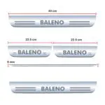 Ateen Door Sill/Foot step Stainless Steel Plates Set Of 4 For Suzuki Baleno - Image 2