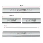 Ateen Door Sill/Foot step Stainless Steel Plates Set Of 4 For Suzuki Dzire - Image 2