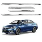 Ateen Scratches Protection Full Chrome Side Garnish Beading Moulding for Suzuki Ciaz [Set of 4]