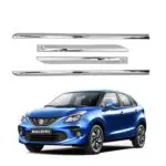Ateen Scratches Protection Full Chrome Side Garnish Beading Moulding for Suzuki Baleno [Set of 4]