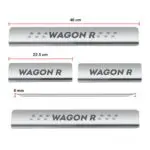 Ateen Door Sill/Foot step Stainless Steel Plates Set Of 4 For Suzuki Wagon R T-5 - Image 2