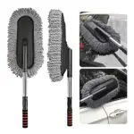 Car Wash Brush | Car Cleaning Accessories | Microfiber Flexible Duster | Dry/Wet Home, Kitchen, Office Cleaning Brush with Expandable Handle