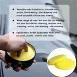 Ateen Car Care Waxing Polish Wax Foam Sponge Applicator Pads for Clean Cars (Pack of 2)/Waxing Polish Wax Foam Sponge Applicator Pads Fit for Clean Car Vehicle Auto Glass - Image 5