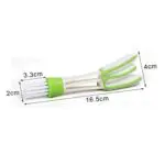 Ateen Multipurpose Auto Ventilation Microfibre Brush Double Sided Car AC Vent Cleaning Brush, Blinds, Keyboard - Image 3