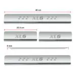 Ateen Door Sill/Foot step Stainless Steel Plates Set Of 4 For Suzuki XL6 - Image 2