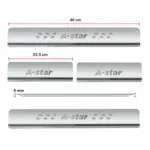 Ateen Door Sill/Foot step Stainless Steel Plates Set Of 4 For Suzuki AStar - Image 2