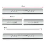 Ateen Door Sill/Foot step Stainless Steel Plates Set Of 4 For Honda Amaze (2018) - Image 2