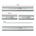 Ateen Door Sill/Foot step Stainless Steel Plates Set Of 4 For Mahindra Bolero - Image 2