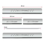 Ateen Door Sill/Foot step Stainless Steel Plates Set Of 4 For Ford Ecosport - Image 2