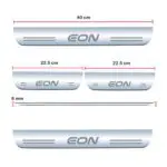 Ateen Door Sill/Foot step Stainless Steel Plates Set Of 4 For Hyundai EON - Image 2