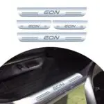Ateen Door Sill/Foot step Stainless Steel Plates Set Of 4 For Hyundai EON