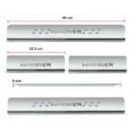 Ateen Door Sill/Foot step Stainless Steel Plates Set Of 4 For Tata Harrier