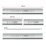 Ateen Door Sill/Foot step Stainless Steel Plates Set Of 4 For Honda City I-Vtec - Image 2