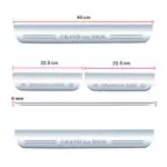 Ateen Door Sill/Foot step Stainless Steel Plates Set Of 4 For Hyundai Grand i10 Nios - Image 2