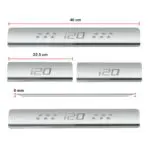 Ateen Door Sill/Foot step Stainless Steel Plates Set Of 4 For Hyundai i-20 Elite - Image 2