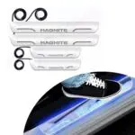 Ateen Car Door Foot Step Led Sill Plate Compatible for Nissan Magnite (Set of 4PCS, Blue) - Image 2