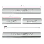 Ateen Door Sill/Foot step Stainless Steel Plates Set Of 4 For Nissan Magnite - Image 2