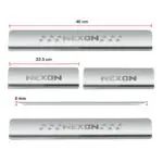 Ateen Door Sill/Foot step Stainless Steel Plates Set Of 4 For Tata Nexon - Image 2