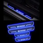 Ateen Car Door Foot Step Led Sill Plate Compatible for Suzuki S Presso (Set of 4PCS, Blue) - Image 2