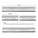Ateen Door Sill/Foot step Stainless Steel Plates Set Of 4 For Hyundai Santro Xing - Image 2