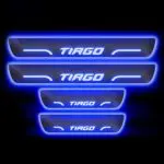 Ateen Car Door Foot Step Led Sill Plate Compatible for Tata Tiago (Set of 4PCS, Blue) - Image 2