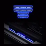 Ateen Car Door Foot Step Led Sill Plate Compatible for Hyundai Verna  (Set of 4PCS, Blue) - Image 2