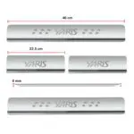 Ateen Door Sill/Foot step Stainless Steel Plates Set Of 4 For Toyota Yaris - Image 2