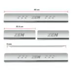 Ateen Door Sill/Foot step Stainless Steel Plates Set Of 4 For Suzuki Zen