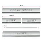 Ateen Door Sill/Foot step Stainless Steel Plates Set Of 4 For Tata Zest - Image 2