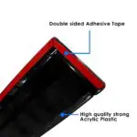 Ateen Non Breakable Car Door Visor/Side Window Wind Deflectors/Rain Guard For Tata Nexon - Image 3