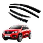 Ateen Non Breakable Car Door Visor/Side Window Wind Deflectors/Rain Guard For Renault Kwid