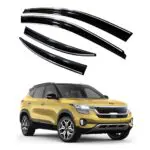 Ateen Non Breakable Car Door Visor/Side Window Wind Deflectors/Rain Guard For Kia Seltos