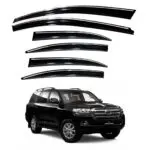 Ateen Non Breakable Car Door Visor/Side Window Wind Deflectors/Rain Guard For Toyota Land Cruiser (8pcs.)