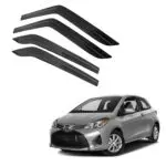 Ateen Non Breakable Car Door Visor/Side Window Wind Deflectors/Rain Guard For Toyota Yaris