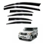 Ateen Non Breakable Car Door Visor/Side Window Wind Deflectors/Rain Guard For Mahindra Bolero (6pcs.)