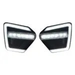 Renault Triber Triple Function LED DRL Day Time Running Lights with Fog Lamps | Matrix Type Turn Indicator Signal
