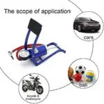 Air Foot Pump for Cars, Bikes, Bicycles - High Pressure Foot Air Pump - Heavy Compressor Portable Pump for Vehicle Tyre Air - Image 6
