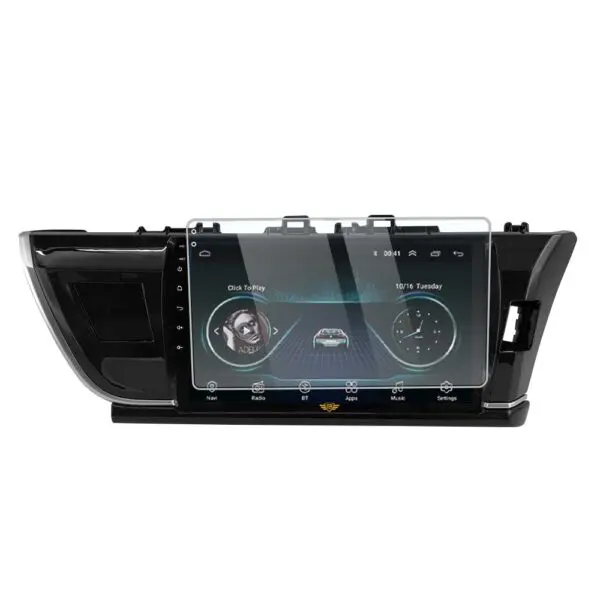 Ateen 10" inch Touch Screen Guard /Screen Protector Display Monitor Glass for Toyota Altis  Double DIN Car Android Music System