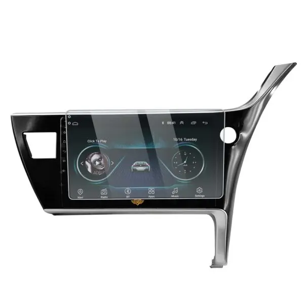 Ateen 10" inch Touch Screen Guard /Screen Protector Display Monitor Glass for Toyota New Altis Double DIN Car Android Music System