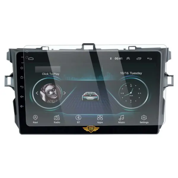 Ateen 9" inch  Screen Guard /Screen Protector Display Monitor Glass for Toyota Altis Double DIN Car Android Music System