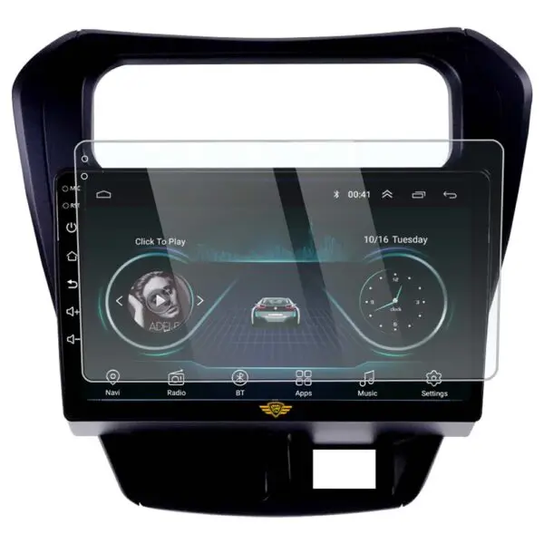 Ateen 9" inch  Screen Guard /Screen Protector Display Monitor Glass for Suzuki Alto-800 Double DIN Car Android Music System