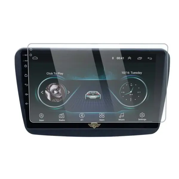 Ateen 9" inch Screen Guard /Screen Protector Display Monitor Glass for Suzuki Baleno Double DIN Car Android Music System