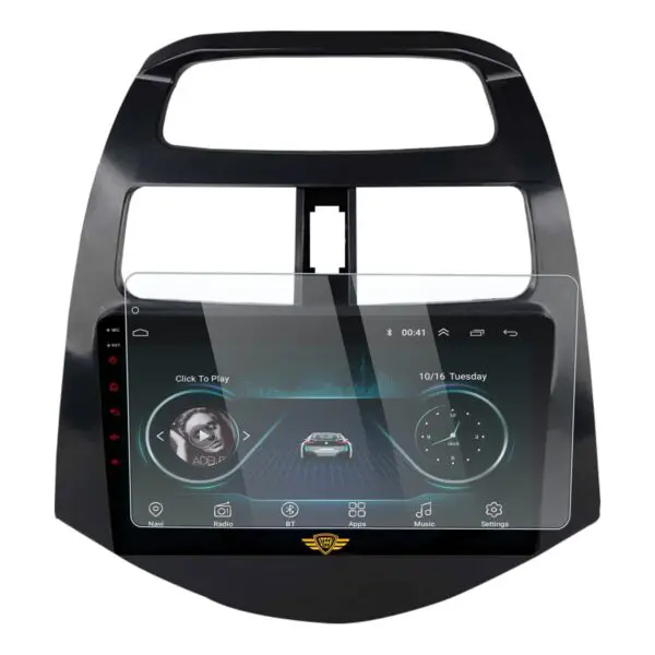 Ateen 9" inch  Screen Guard /Screen Protector Display Monitor Glass for Chevrolet Beat Double DIN Car Android Music System