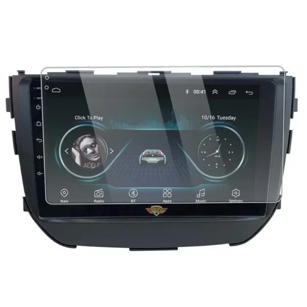 Ateen 9" inch  Screen Guard /Screen Protector Display Monitor Glass for Suzuki Brezza Double DIN Car Android Music System