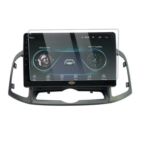 Ateen 10" inch  Screen Guard /Screen Protector Display Monitor Glass for Chevrolet Captiva Double DIN Car Android Music System