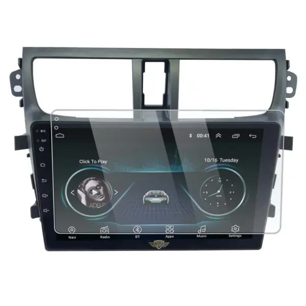 Ateen 9" inch  Screen Guard /Screen Protector Display Monitor Glass for Suzuki Celerio Double DIN Car Android Music System